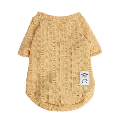 Ζεστό πουλόβερ για σκύλους κατοικίδιων ζώων Χειμερινά ρούχα σκυλιών για μικρούς μεσαίους σκύλους Πλεκτό παλτό κουταβιού γάτας Chihuahua French bulldogs Yorkie κοστούμι