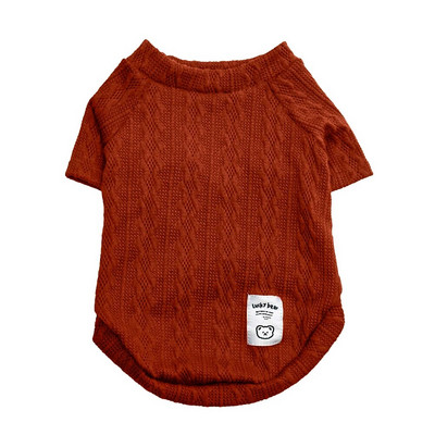 Ζεστό πουλόβερ για σκύλους κατοικίδιων ζώων Χειμερινά ρούχα σκυλιών για μικρούς μεσαίους σκύλους Πλεκτό παλτό κουταβιού γάτας Chihuahua French bulldogs Yorkie κοστούμι