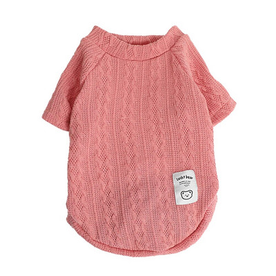 Ζεστό πουλόβερ για σκύλους κατοικίδιων ζώων Χειμερινά ρούχα σκυλιών για μικρούς μεσαίους σκύλους Πλεκτό παλτό κουταβιού γάτας Chihuahua French bulldogs Yorkie κοστούμι