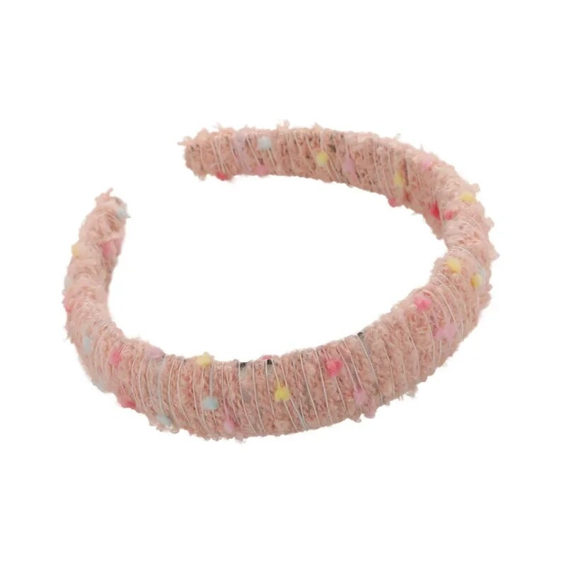 Ziemas mode Adīšana Aušana platas galvas lentes Kontrastējošas krāsas plīša matu lentes Sievietēm Meitenēm Temperaments Saldu Matu Stīpiņa Jaunums