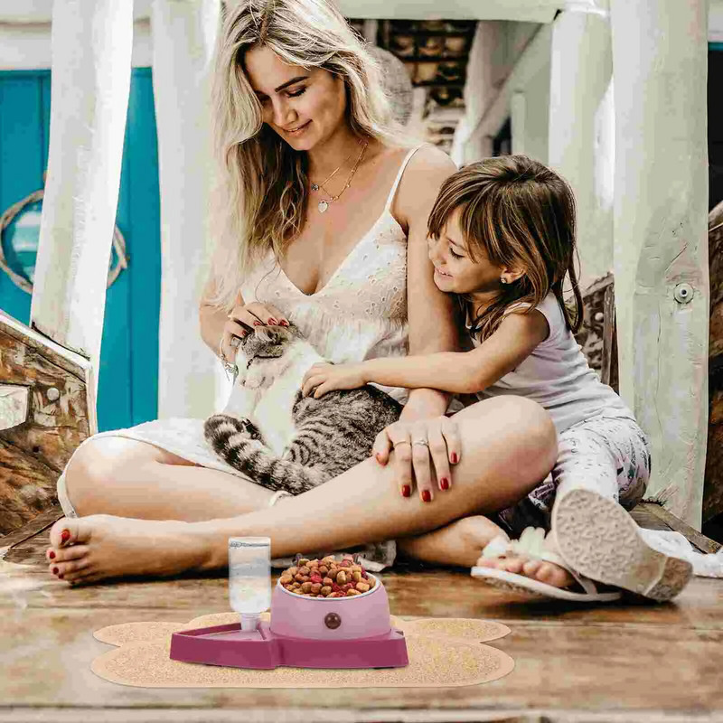 Covoraș pentru așternut pentru pisici Covoraș pentru cutie de gunoi durabil pentru controlul împrăștierii, covor impermeabil pentru hrănire fără formă de labe (30*40 cm)