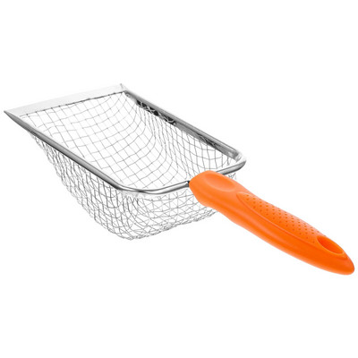 Nerūsējošā tērauda kaķu pakaišu lāpstiņa smilšu sieta iekštelpu rāpuļu sietiņa mājsaimniecības lāpstiņa