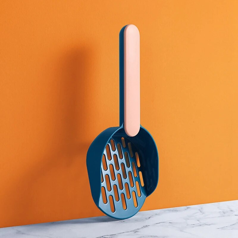 Macskaalom-lapát műanyag macskák kakaólapáttal, kisállattisztító eszközzel, macska-vécé alomdoboz-tisztító lapáttal