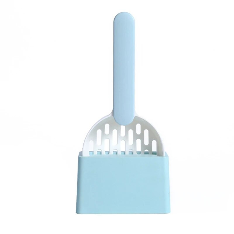 Macskaalom-lapát műanyag macskák kakaólapáttal, kisállattisztító eszközzel, macska-vécé alomdoboz-tisztító lapáttal