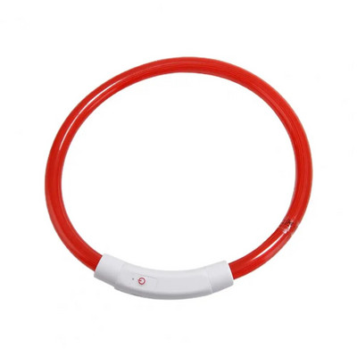 Ogrlica za kućne ljubimce, USB punjiva, svjetleća ogrlica za pse, vodootporna bljeskajuća ogrlica za kućne ljubimce za noćnu sigurnost Mogućnost rezanja, električna, elegantna