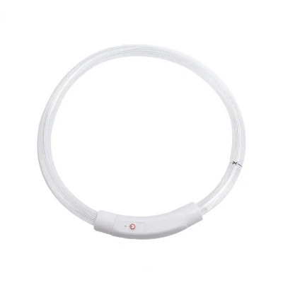 Ogrlica za kućne ljubimce, USB punjiva, svjetleća ogrlica za pse, vodootporna bljeskajuća ogrlica za kućne ljubimce za noćnu sigurnost Mogućnost rezanja, električna, elegantna