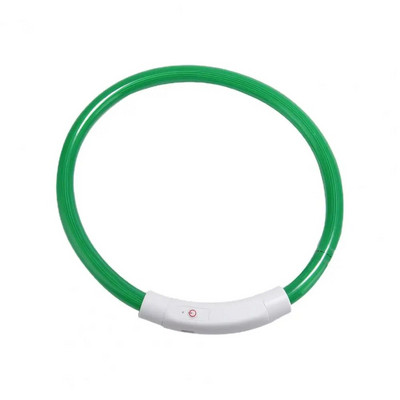 Ogrlica za kućne ljubimce, USB punjiva, svjetleća ogrlica za pse, vodootporna bljeskajuća ogrlica za kućne ljubimce za noćnu sigurnost Mogućnost rezanja, električna, elegantna