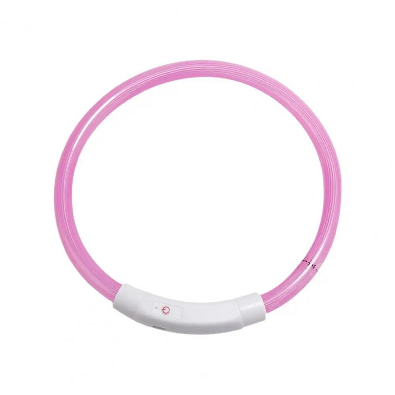 Ogrlica za kućne ljubimce, USB punjiva, svjetleća ogrlica za pse, vodootporna bljeskajuća ogrlica za kućne ljubimce za noćnu sigurnost Mogućnost rezanja, električna, elegantna