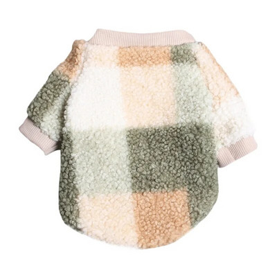 Πουλόβερ σκύλου Χειμερινό Ζεστό Πουλόβερ Φλις Κουτάβι Στολή Γατάκι Ρούχα με στρογγυλή λαιμόκοψη Άνετη στολή Φούτερ για μικρά σκυλιά