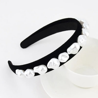 Sieviešu retro ziedu galvassegas ar Rhinestone Sieviešu pērļu kristāla matu lente meitenēm Barlot stila galvassegas Kāzu matu aksesuāri