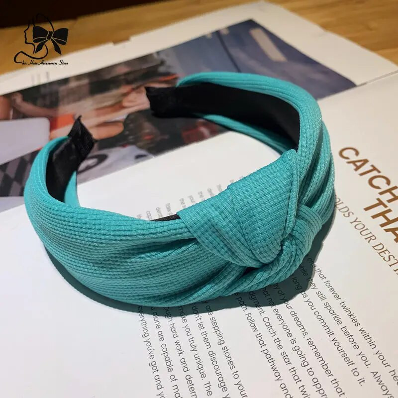 2024 Γυναικείες βάφλες, κορδέλες μαλλιών, κοριτσάκια για κορίτσια, έγχρωμο νέον, φαρδιά ζώνη μαλλιών, καραμέλα, αξεσουάρ για καλύμματα κεφαλής