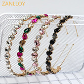 Kāzu izlaiduma kroņprincese Rhinestone dzirkstošā tiāra un kroņa galvas saite bērniem meitenes mīl kāzu ballītes aksesuāri matu aksesuāri