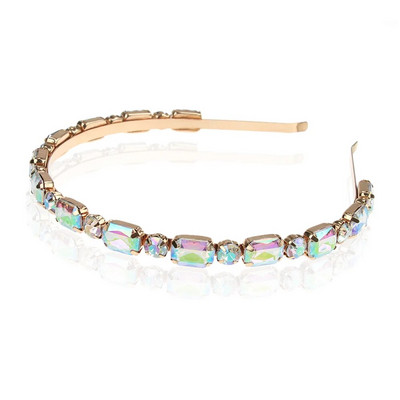 Színes drágakő barokk fejpántok Női strassz keret hajpánt Pearl luxus hajkiegészítők lányoknak korona virág ékszerek ajándékok