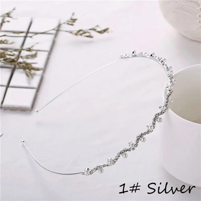 Színes drágakő barokk fejpántok Női strassz keret hajpánt Pearl luxus hajkiegészítők lányoknak korona virág ékszerek ajándékok