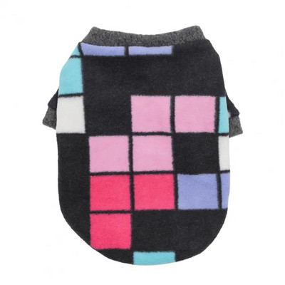 Ziemas apģērbi suņiem Mājdzīvnieku apģērbi ar divām kājām Jauki dinozauru zvaigznītes ar rūtainu ķepu apdruku, džemperis Ielu apģērbs Uzglabā siltumu Džempera krekls