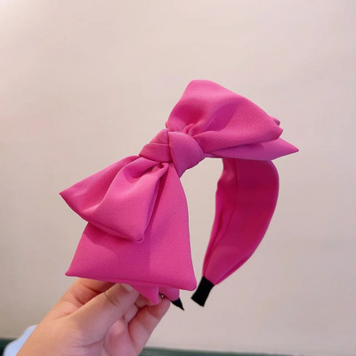 Κορεάτης! Υποκατάστατα ψώνια με ρετρό στυλ Απλό μεγάλο τριών στρώσεων κλιπ μαλλιών με φιόγκο που μειώνει την ηλικία του προσώπου Μικρές γυναίκες με κεφαλή