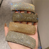 Sievietēm Vintage Luksus Mirdzoši Rhinestones Pērles Matadatas Dāmu Eleganti Mati Rotā Barrettes Matu Sprādzes Modes Matu Aksesuāri