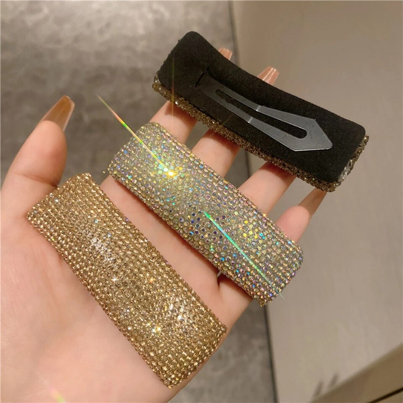 Sievietēm Vintage Luksus Mirdzoši Rhinestones Pērles Matadatas Dāmu Eleganti Mati Rotā Barrettes Matu Sprādzes Modes Matu Aksesuāri