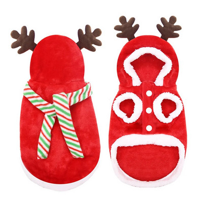 Χειμερινά ζεστά ρούχα για σκύλους Χαριτωμένα βελούδινα παλτό με κουκούλες για κατοικίδια Μπουφάν για κουτάβι Γάτα Γαλλικό μπουλντόγκ Τσιουάουα Ρούχα για μικρό σκύλο