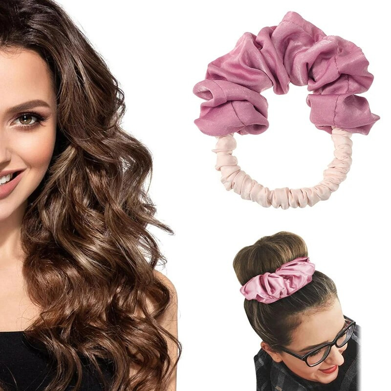 Bumbu galvas matu artefakts Big Wave Nekarsējams lokšķēres Lazy Sleep kērlings lokšķēres matu lentes Galvas lentes Matu aksesuāri