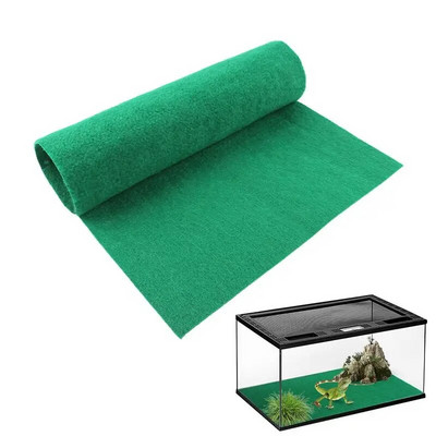 Reptile Carpet Non-Adhesive Reptile Terrarium Bedding Substrate Liner Safe And Comfortable Reptile Cage Mat For Snake Gecko