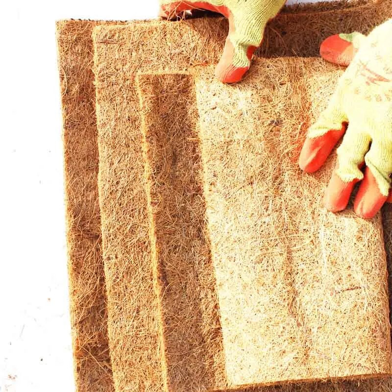 Rāpuļu mājdzīvnieku gultas paklājs Akvārijs Bruņurupucis Bruņurupucis Ķirzaka Rāpuļi kāpšana Kokosriekstu palmas paklāja atbalsta piliens