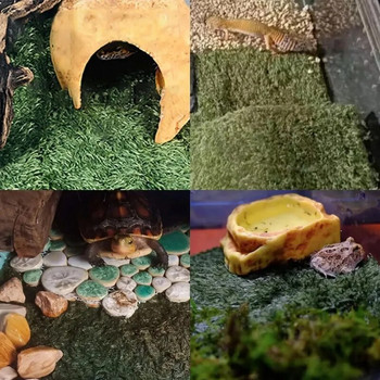 Ερπετοειδές χαλάκι Terrarium, στρώμα με επένδυση υποστρώματος κρεβατιού, ερπετό ερπετό από τροπικό δάσος για φίδια Dragon Chameleon