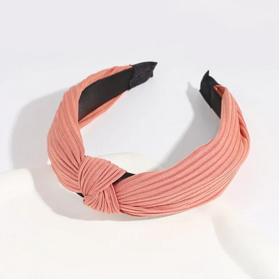 Eiropas amerikāņu jaunās cietās, mezglotas matu lentes, platas krusta adītas matu stīpas galvassegas meitenēm sievietēm matu aksesuāri