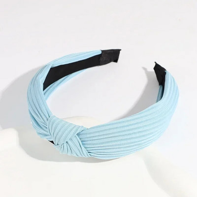 Eiropas amerikāņu jaunās cietās, mezglotas matu lentes, platas krusta adītas matu stīpas galvassegas meitenēm sievietēm matu aksesuāri