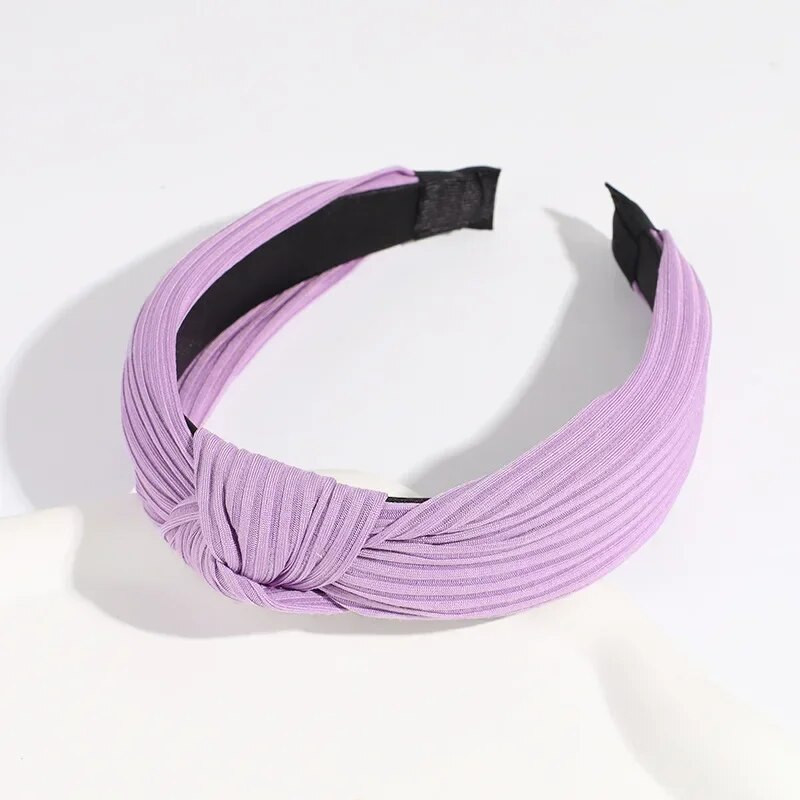 Eiropas amerikāņu jaunās cietās, mezglotas matu lentes, platas krusta adītas matu stīpas galvassegas meitenēm sievietēm matu aksesuāri