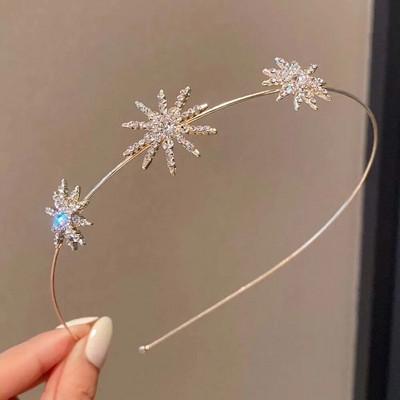 Meitenēm Salds pavasara zieds plāniem matiem stīpa Bow korejiešu matu lentes Dimanta galvas saite Truša galvas saite sieviešu matu stīpa