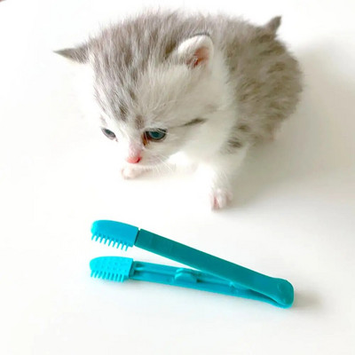 Pet Cat Eyes Poo Brush Handheld Deep Cleansing Tear Stain Brush Cleaner Cat Eye Cleaner Консумативи за грижа Инструменти