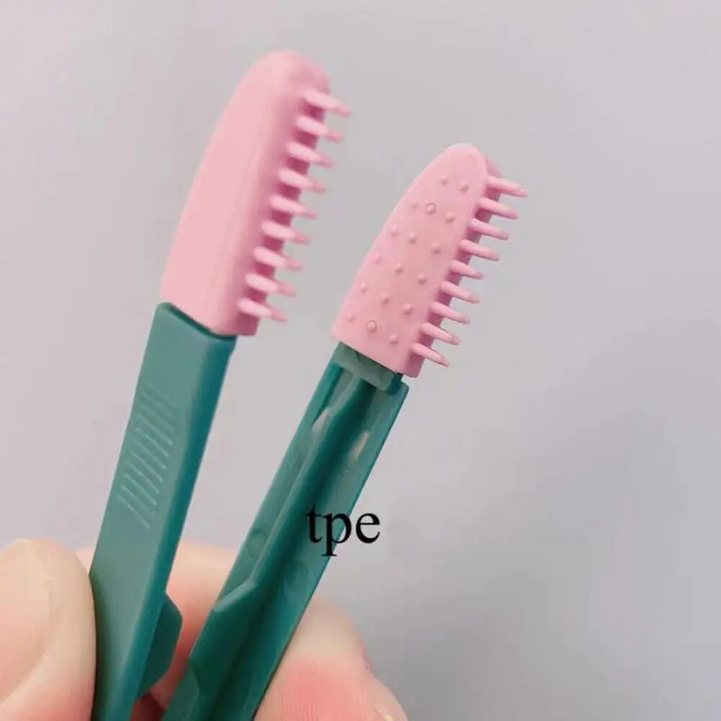 Mājdzīvnieku kaķu acu kaķu birste Rokas dziļi attīroša asaru traipu birste Kaķu acu tīrīšanas līdzeklis kopšanas piederumi