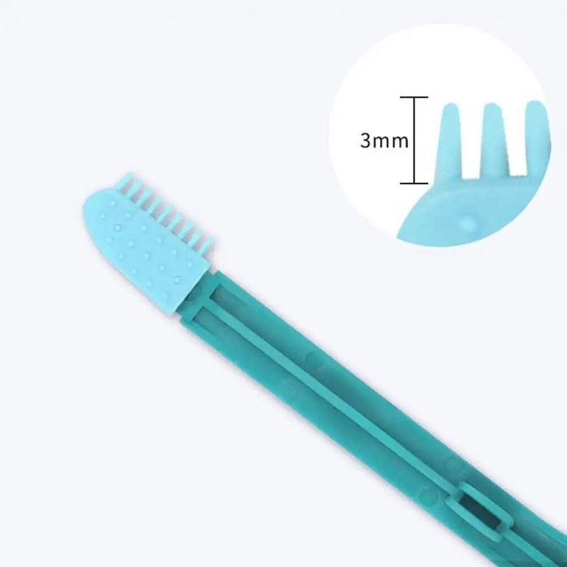 Mājdzīvnieku kaķu acu kaķu birste Rokas dziļi attīroša asaru traipu birste Kaķu acu tīrīšanas līdzeklis kopšanas piederumi