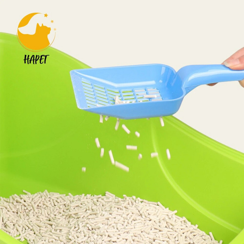 Uued lemmikloomade puhastustarbed kakalabida tööriist Plastikust kassiliiva labidas Kassi lemmikloomatarbed kassikaka labidas