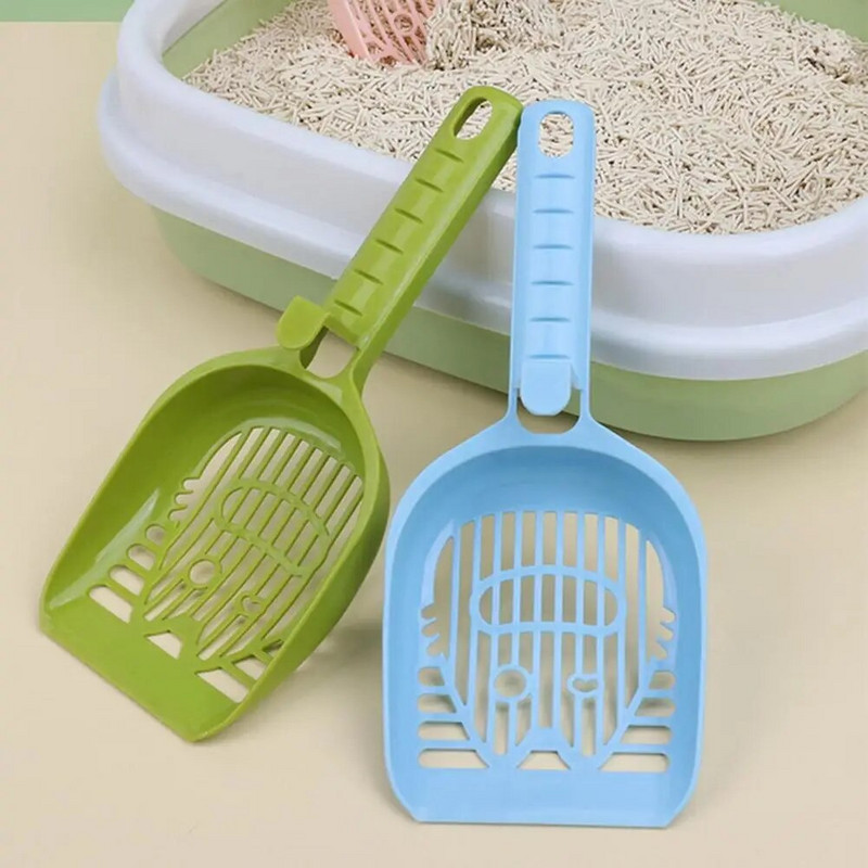 Εύκολη στο καθάρισμα σέσουλα απορριμμάτων γάτας Αποτελεσματική άνετη σέσουλα απορριμμάτων κατοικίδιων ζώων με σχέδιο πλέγματος Εύκολη στο καθάρισμα λαβή για σκύλους