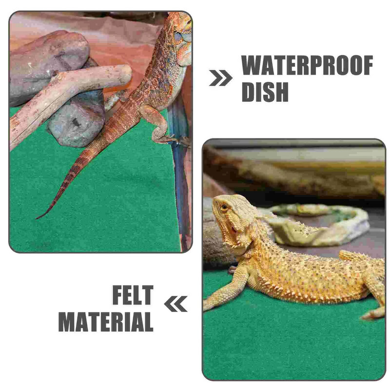 Ūdensnecaurlaidīgs rāpuļu paliktnis, silts bruņurupuču paliktnis, čūskas paklājiņš zem tvertnes terārija paklājiņa bruņurupuča čūskas ķirzakas zirnekļzaļai