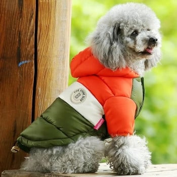 Μόδα ρούχα για σκύλους Χειμερινά ζεστά ρούχα για σκύλους Κοστούμι για κατοικίδια Χαριτωμένο συμπαγές παλτό για κουτάβι Μαλακό μπουφάν για γάτα Chihuahua Ρούχα ρούχα για κατοικίδια
