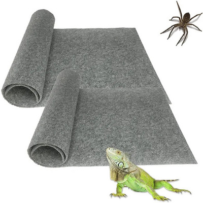Reptile Carpet Terrarium Bedding Substrate Liner Reptile Cage Mat Tank Accessories for Bearded Dragon Lizard Tortoise