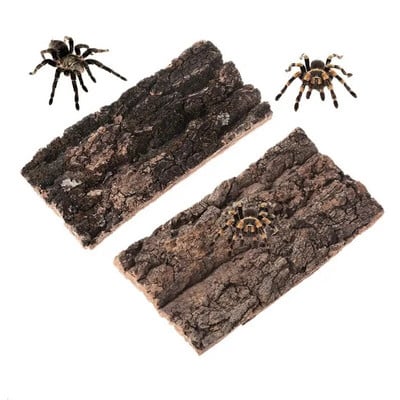 Υψηλής ποιότητας Flat Cork Bark Reptiles Terrarium Decoration for Pet Reptiles