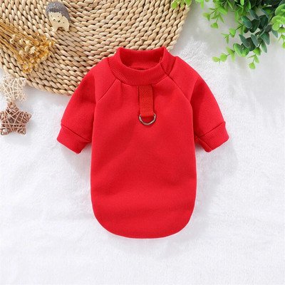 Suņu jakas Apģērbi Ziemas Solīds Mājdzīvnieku Apģērbs Džemperis Maziem Suņiem Silti Kucēnu Hoodies Kostīms Melns Zils Sarkans Pet džemperis XL