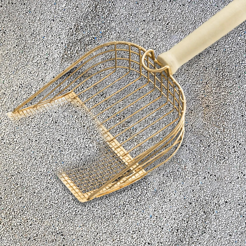 Σκουπάκια απορριμμάτων γάτας Ανθεκτικό Κοσκινιστικό άμμου γατών Προμήθειες κατοικίδιων ζώων Γατάκι Fast Sifting Cleaner Sand Sifter Φτυάρι Κοσκινίσματος απορριμμάτων γατών Kitty