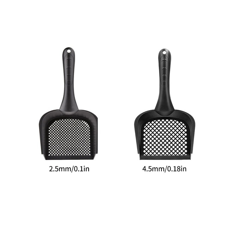 Φορητά προμήθειες κατοικίδιων Ανθεκτικό κοσκίνισμα Πρακτικό σπίτι PVC σέσουλα απορριμμάτων γατών Εργαλείο καθαρισμού Τουαλέτας γατάκι φτυάρι εσωτερικού χώρου με λαβή