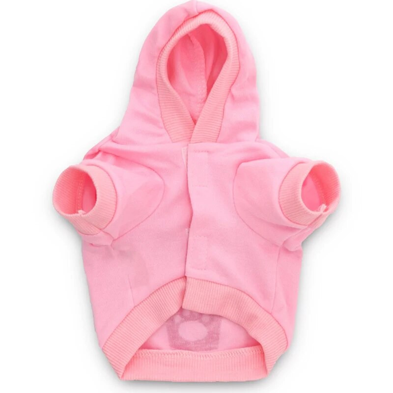 Jaunas pavasara un rudens mājdzīvnieku drēbes Teddy Bomei rozā princese ar kapuci kaķu kucēns suns apģērbs suņu kapuces suņu t-krekls suņu kapuci