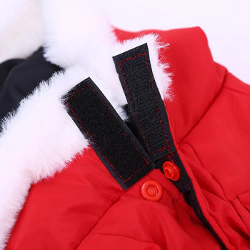 Hoopet Χειμερινό παλτό για κατοικίδια Ρούχα για σκύλους γάτας Χειμερινά ενδύματα Bulldog Schnauzer Corgi Ζεστό μπουφάν Μικρό μπουφάν για σκύλους