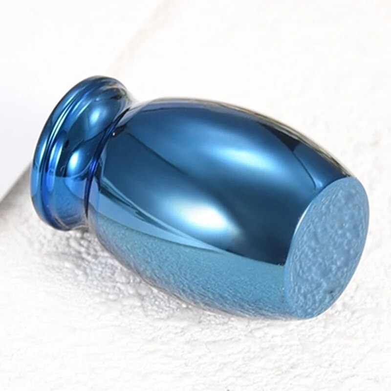 Zilā cilvēka pelnu piemiņas eņģeļu spārnu piemiņas urna Mini kremācijas urnu pelnu turētājs cilvēku mājdzīvnieku piemiņas urnām