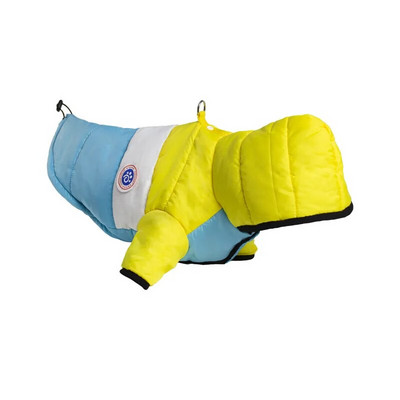 Suņu ziemas mētelis Suņa ūdensnecaurlaidīga jaka maziem un vidējiem suņiem, kaķiem biezs suņa mētelis vējjaka kucēns ziemas audums aukstam laikam