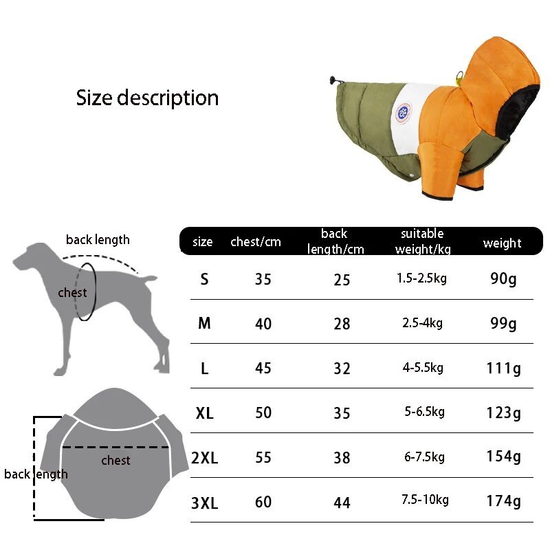 Suņu ziemas mētelis Suņa ūdensnecaurlaidīga jaka maziem un vidējiem suņiem, kaķiem biezs suņa mētelis vējjaka kucēns ziemas audums aukstam laikam