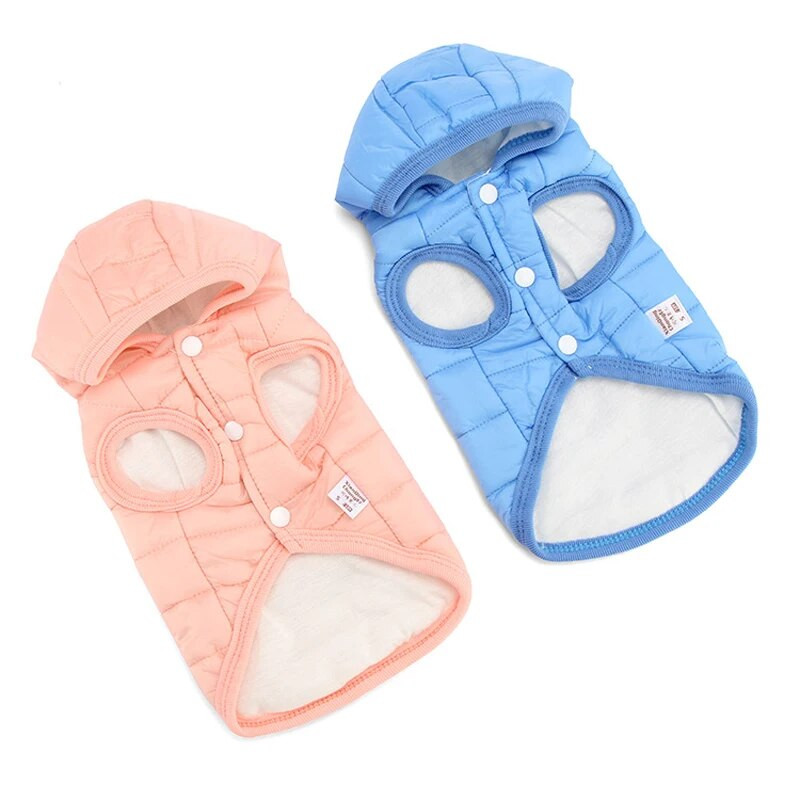 Veekindlad koerariided Lemmikloomamantlid Jakid Soe sulejope Talvemantel Kapuutsid Riided Chihuahua Väikesele Kutsikale Keskmise Yorkshire