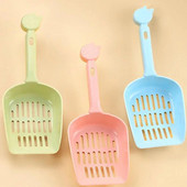 Φτυάρι απορριμμάτων γατών Πλαστικό κατοικίδιο Τουαλέτα κοσκίνισμα τεχνούργημα σκουπίδια άμμος φτυάρι Καθαρισμός κατοικίδιων τεχνούργημα φτυάρι Προμήθειες για κατοικίδια